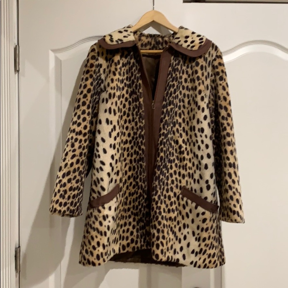 Leopard vintage jacket